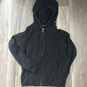 Fashion Nova Black Hoodie with Zipper